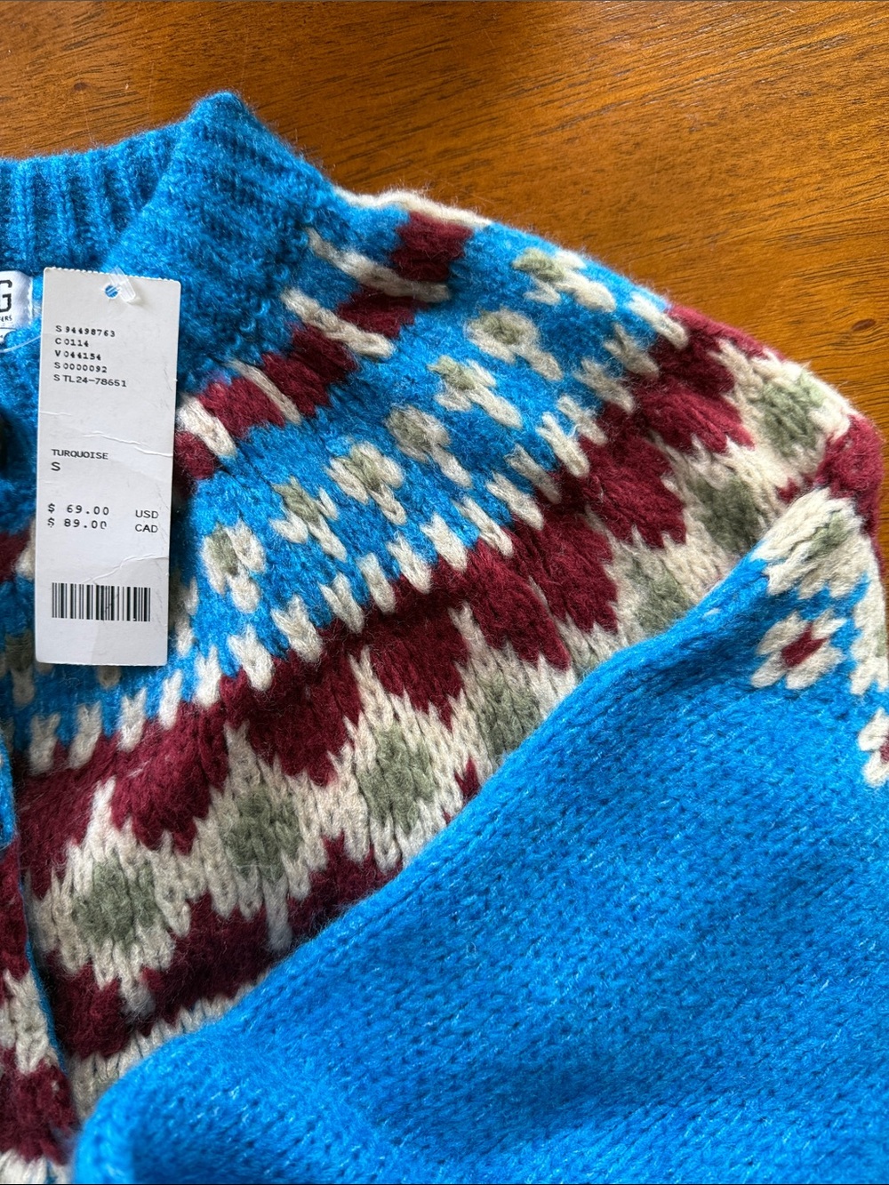 BDG Beverly Fairisle Knit Cardigan - Picture 3 of 3